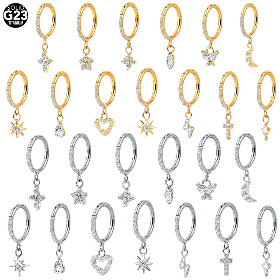 Body Jewelry Trend - 5 pares de pendientes de aro