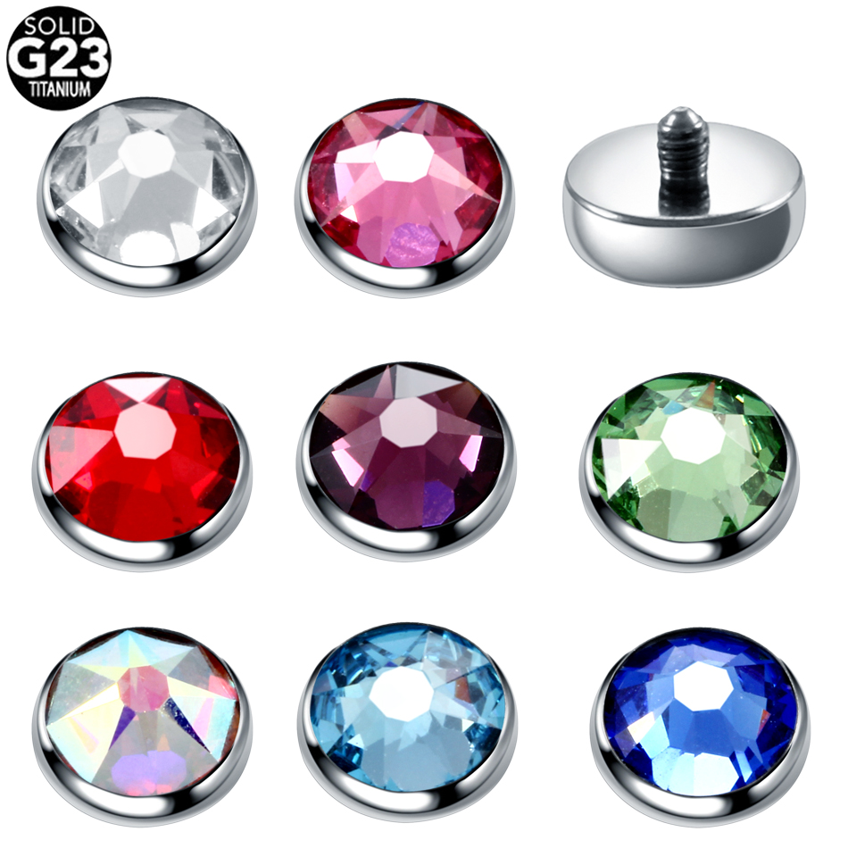 Body Jewelry Implants - Base de ancla dérmica de titanio
