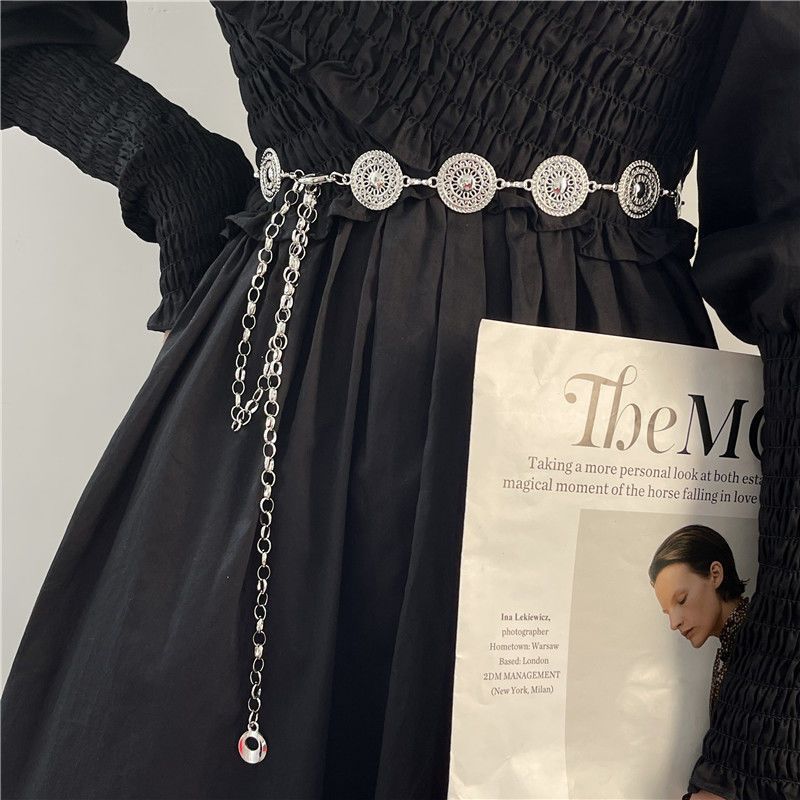 Body Jewelry Dress - Cadena de cuerpo Vintage para mujer,