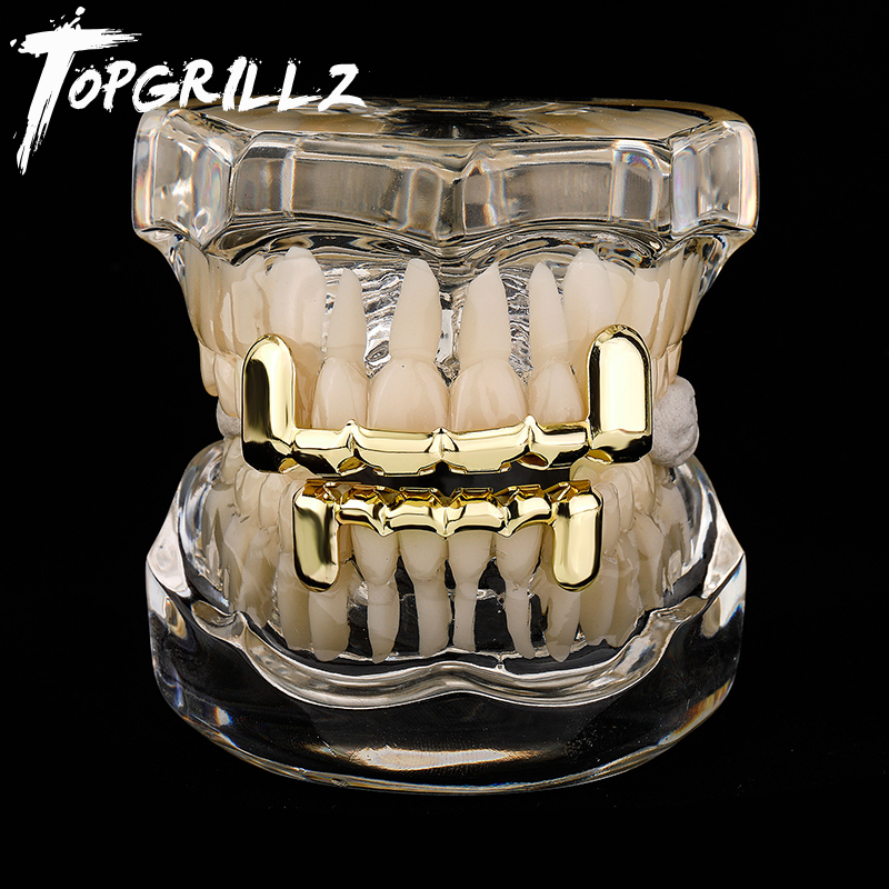 Body Jewelry Trend - TOPGRILLZ-colmillos de Hip Hop para hombre
