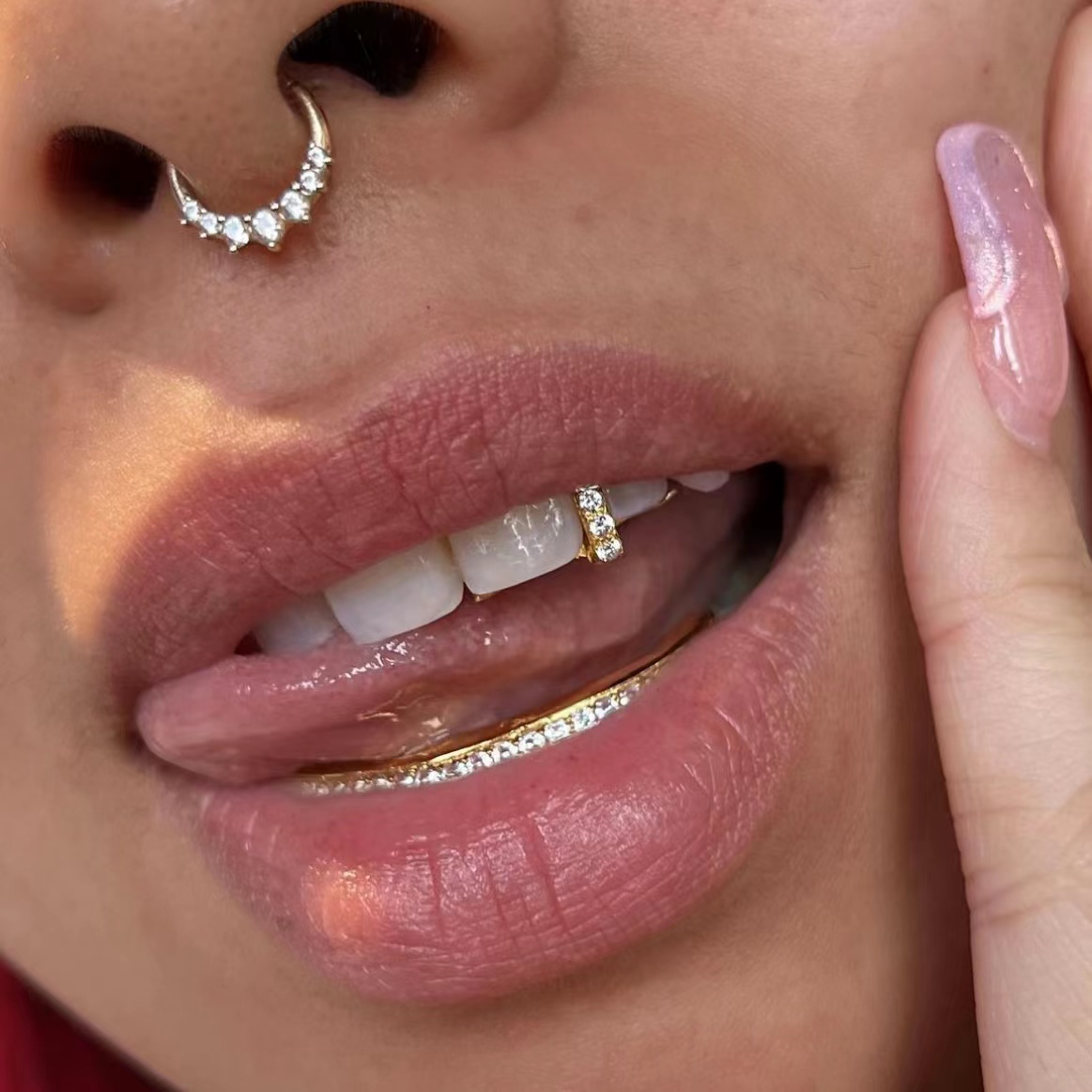 Body Jewelry For Men - RACHELZ-barra Vertical única de Hip Hop,
