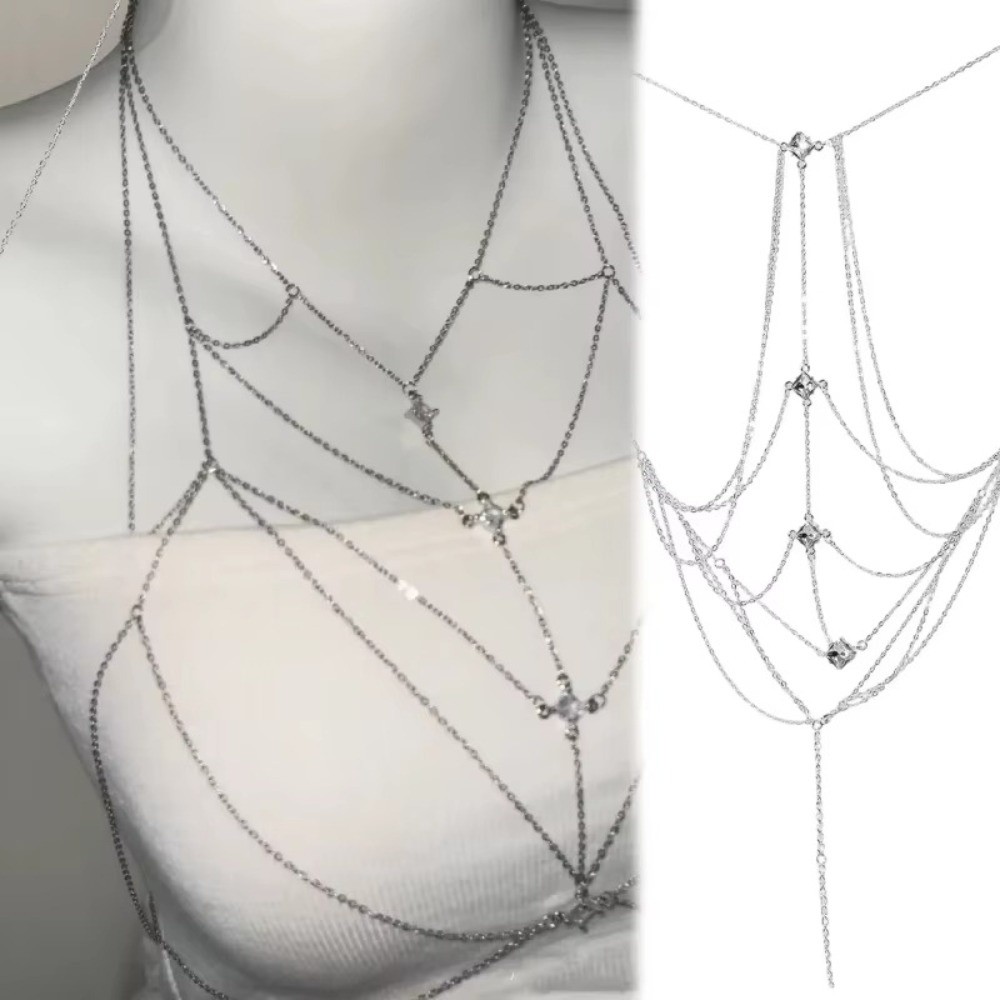 Cadena de Pecho con Brillantin - Body Jewelry Trend reseña y precio