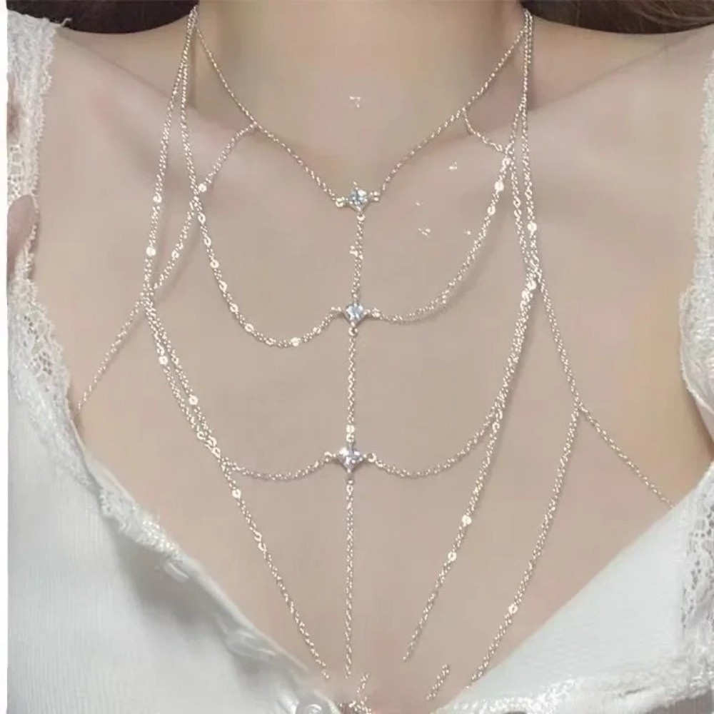 Cadena de Pecho con Brillantin - Body Jewelry Trend reseña y precio