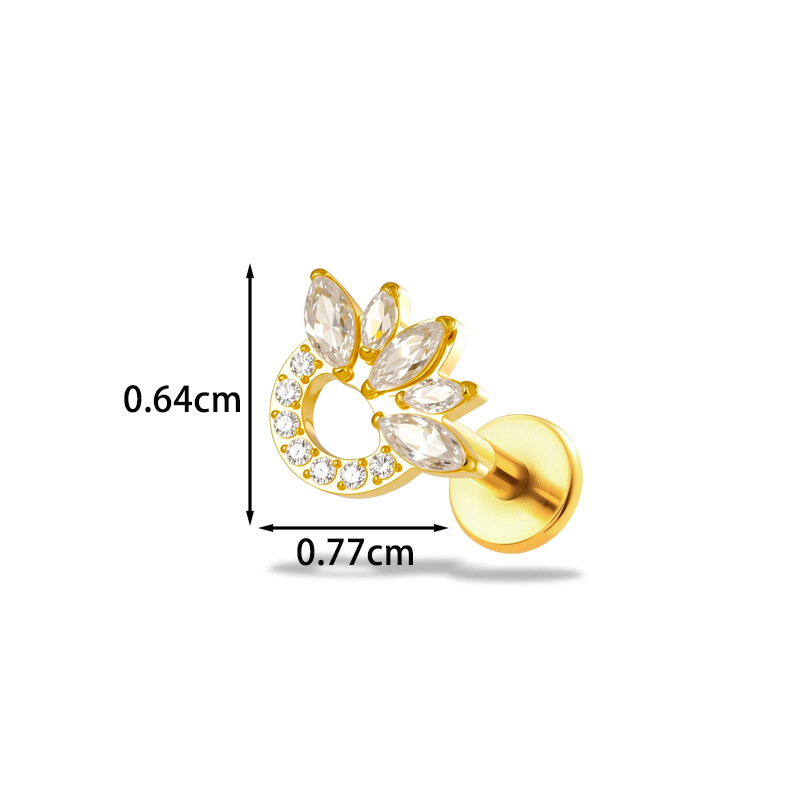1 ud. Piercing de titanio G23  - Body Jewelry Implants reseña y precio