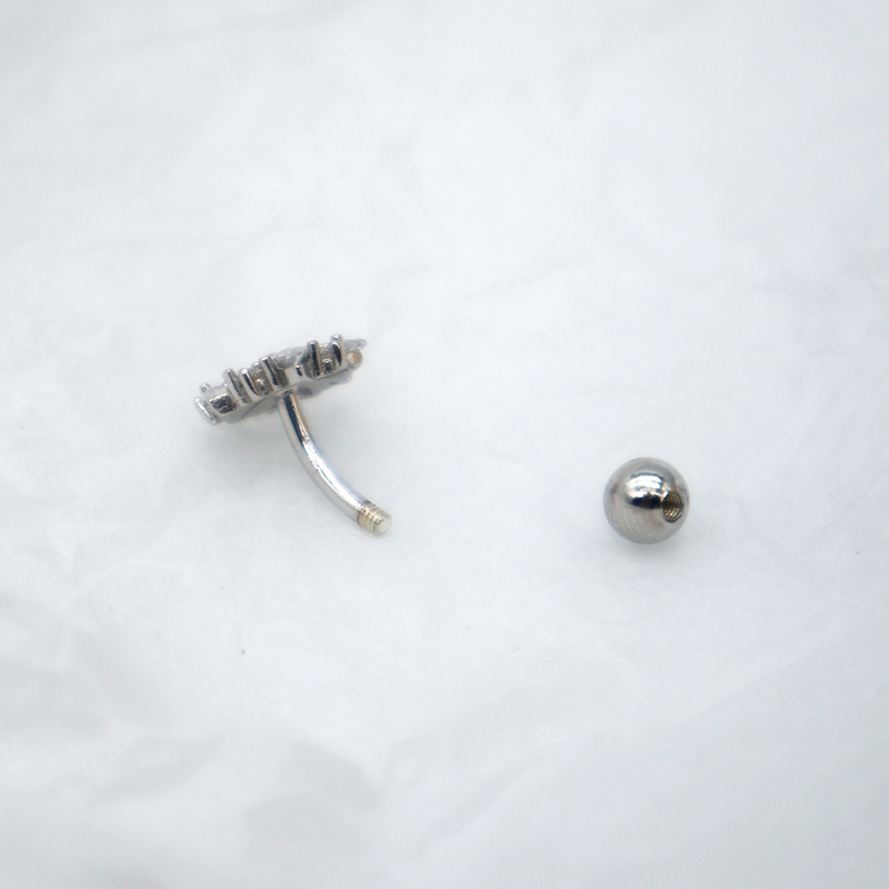 MIQIAO-Piercing de plata 925 c - Body Jewelry Trend reseña y precio