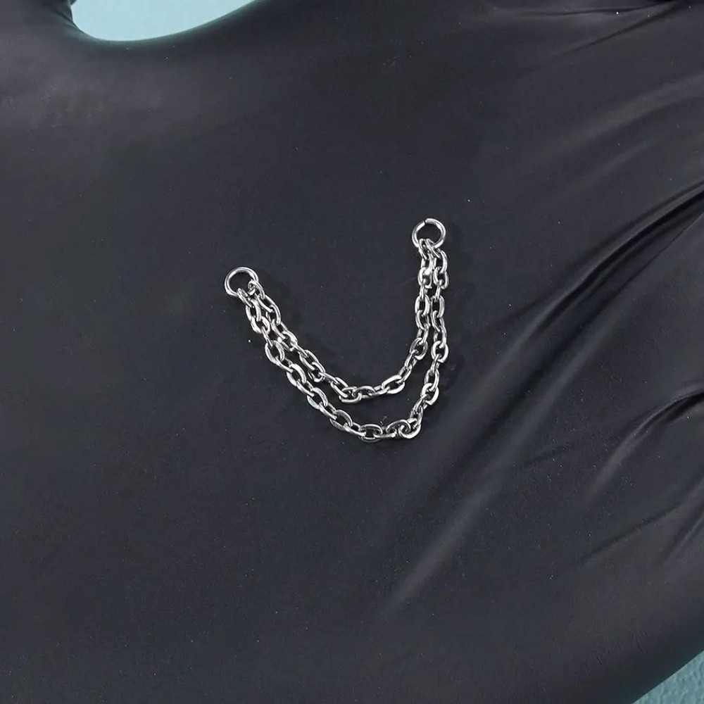 Cadena de titanio para nariz,  - Body Jewelry And Piercing reseña y precio