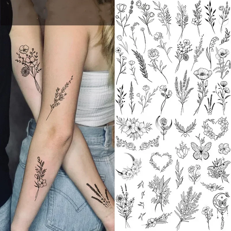 Tatuaje falso de mariposa para - Body Jewelry Tattoo reseña y precio