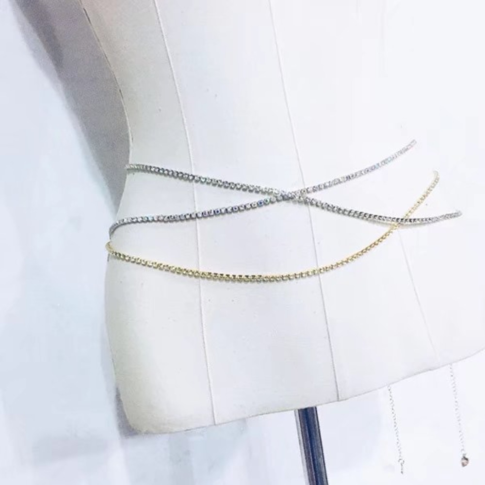 Cadena de cintura con garra de - Body Jewelry Outfit reseña y precio
