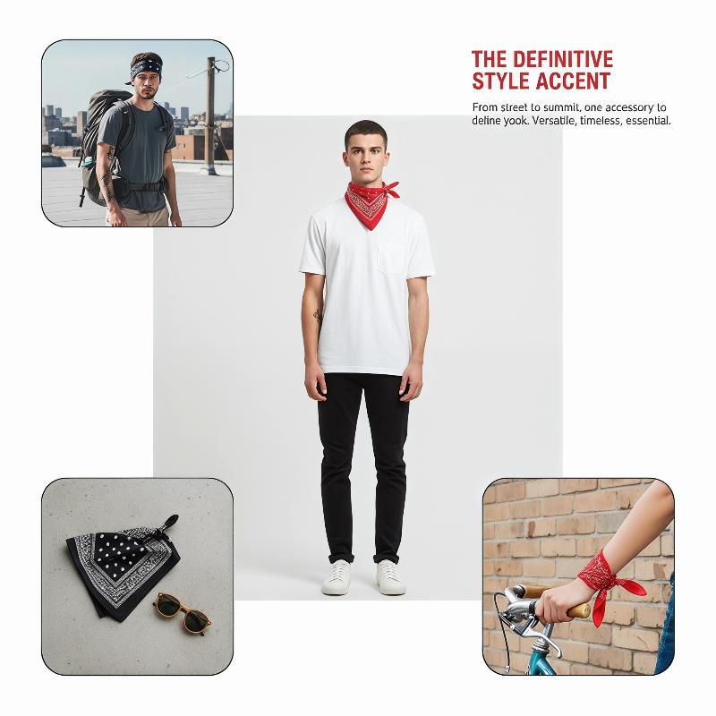 Pañuelo bandana unisex con cad - Body Jewelry Trend reseña y precio