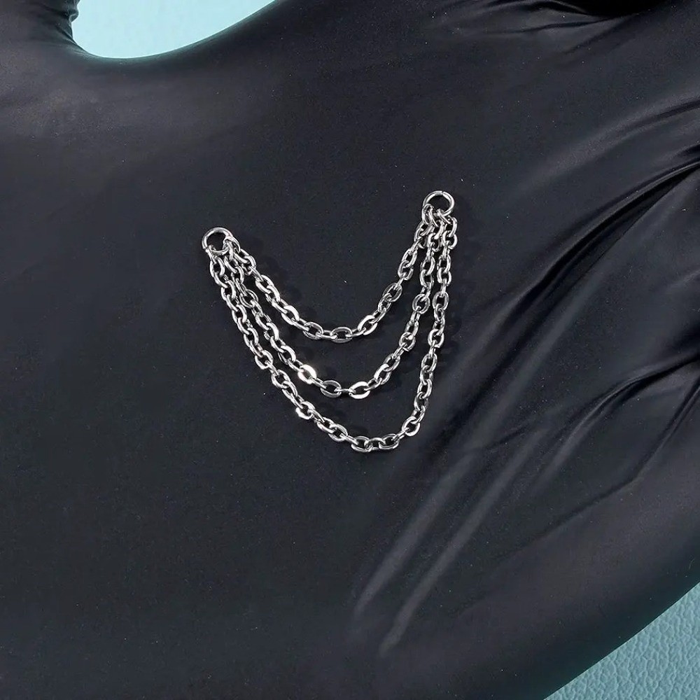 Cadena de titanio de moda para - Body Jewelry And Piercing reseña y precio