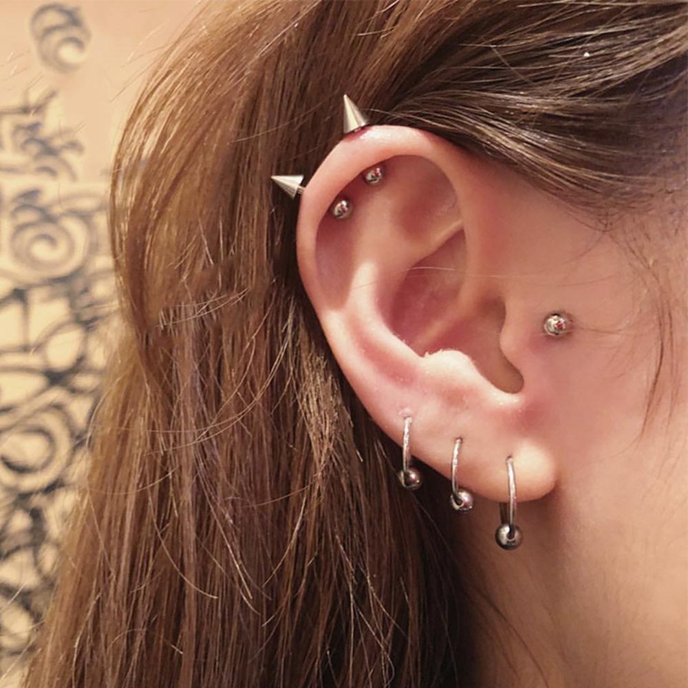 2pcs Labret de acero inoxidabl - Body Jewelry Trend reseña y precio