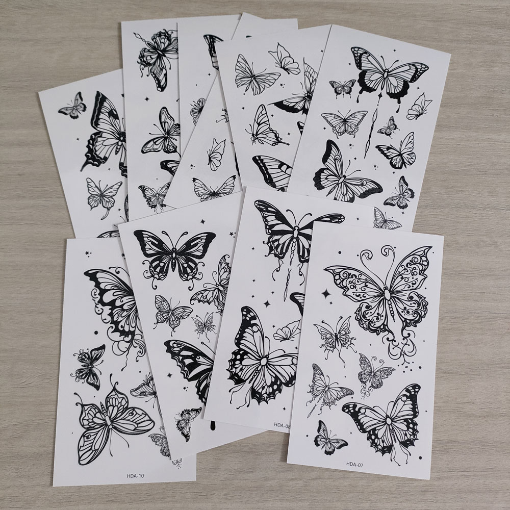 Paquete de 10 Hojas de Pegatin - Body Jewelry Tattoo reseña y precio