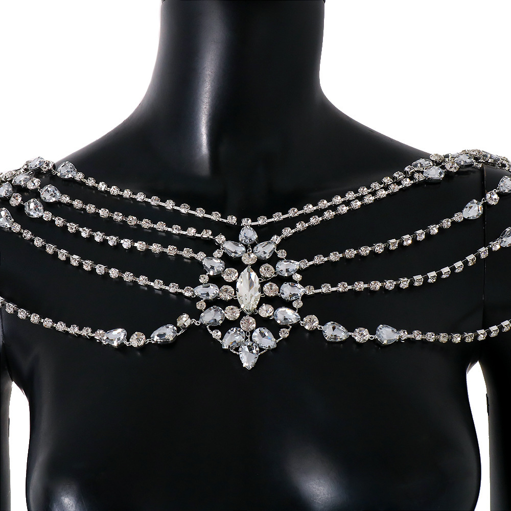 Collar de cadena de hombro nup - Body Jewelry Dress reseña y precio