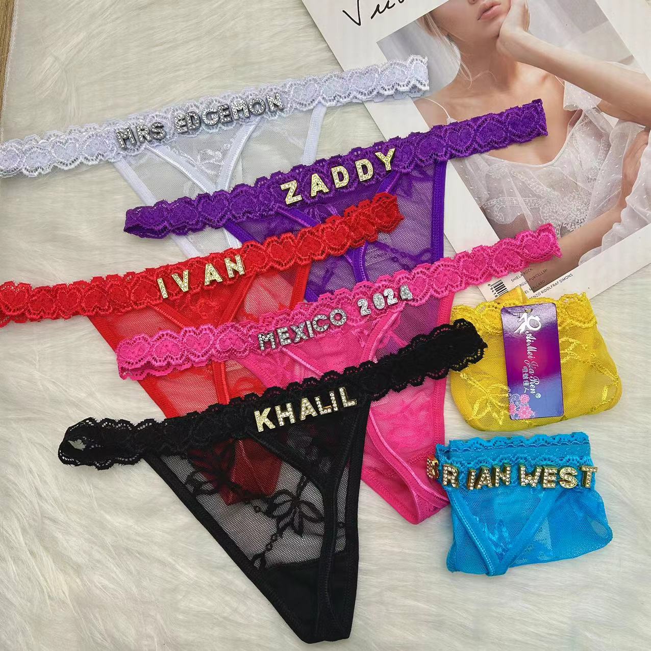 Tangas personalizadas con nomb - Body Jewelry Names reseña y precio