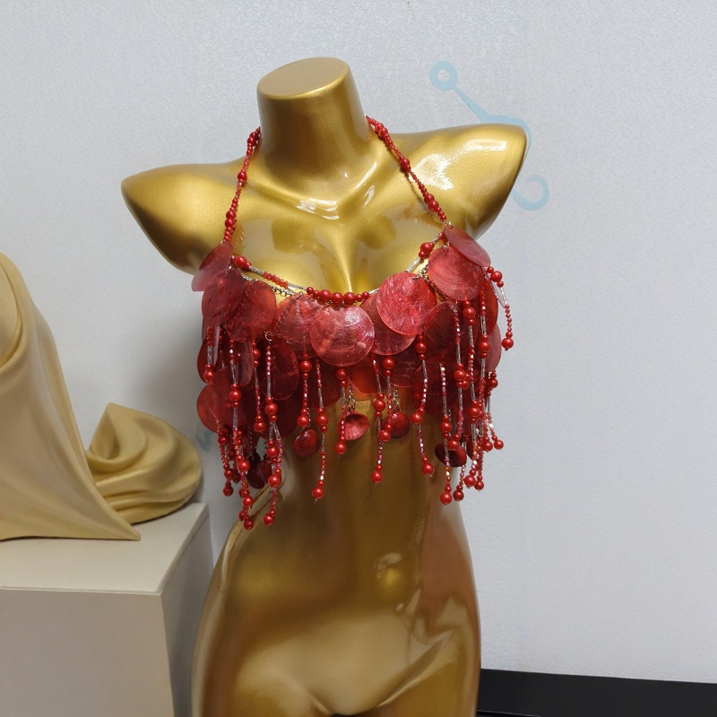 Top de sirena brillante hecho  - Body Jewelry Outfit reseña y precio