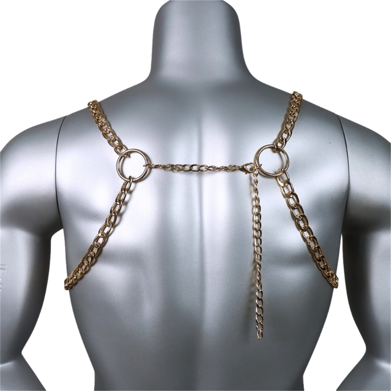 Cadena Metal para pecho para h - Body Jewelry For Men reseña y precio
