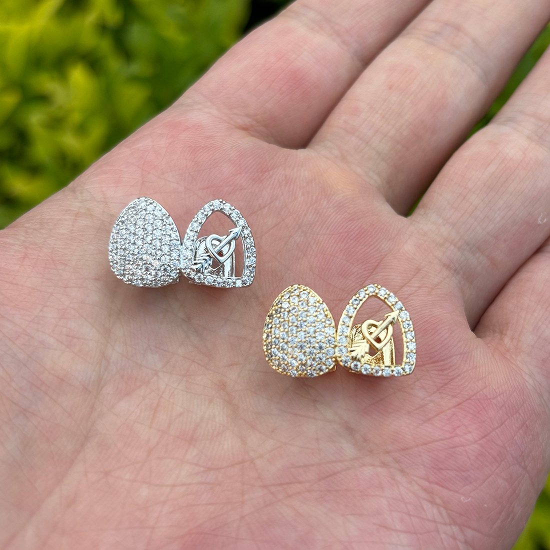 RACHELZ Hip Hop doble amor cor - Body Jewelry For Men reseña y precio