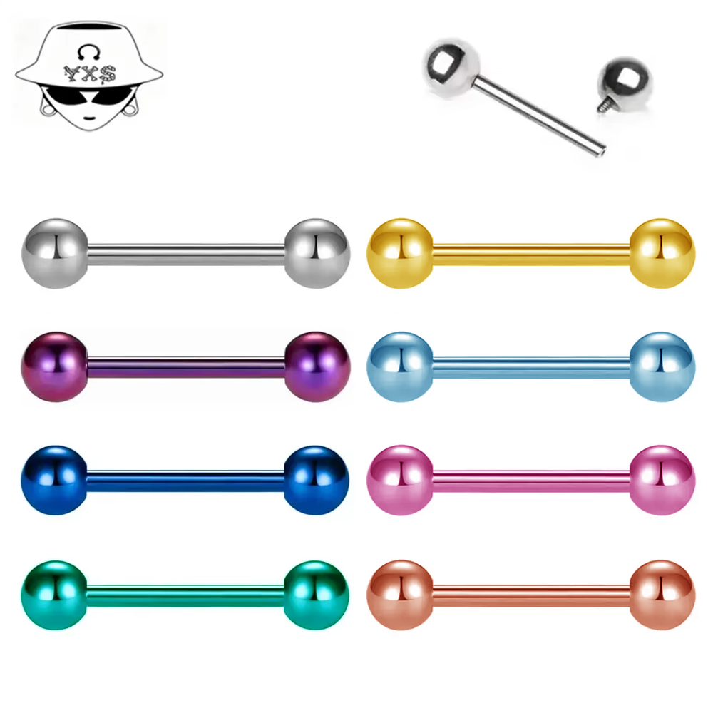 2 piezas/lote, Barra recta de  - Body Jewelry Implants reseña y precio