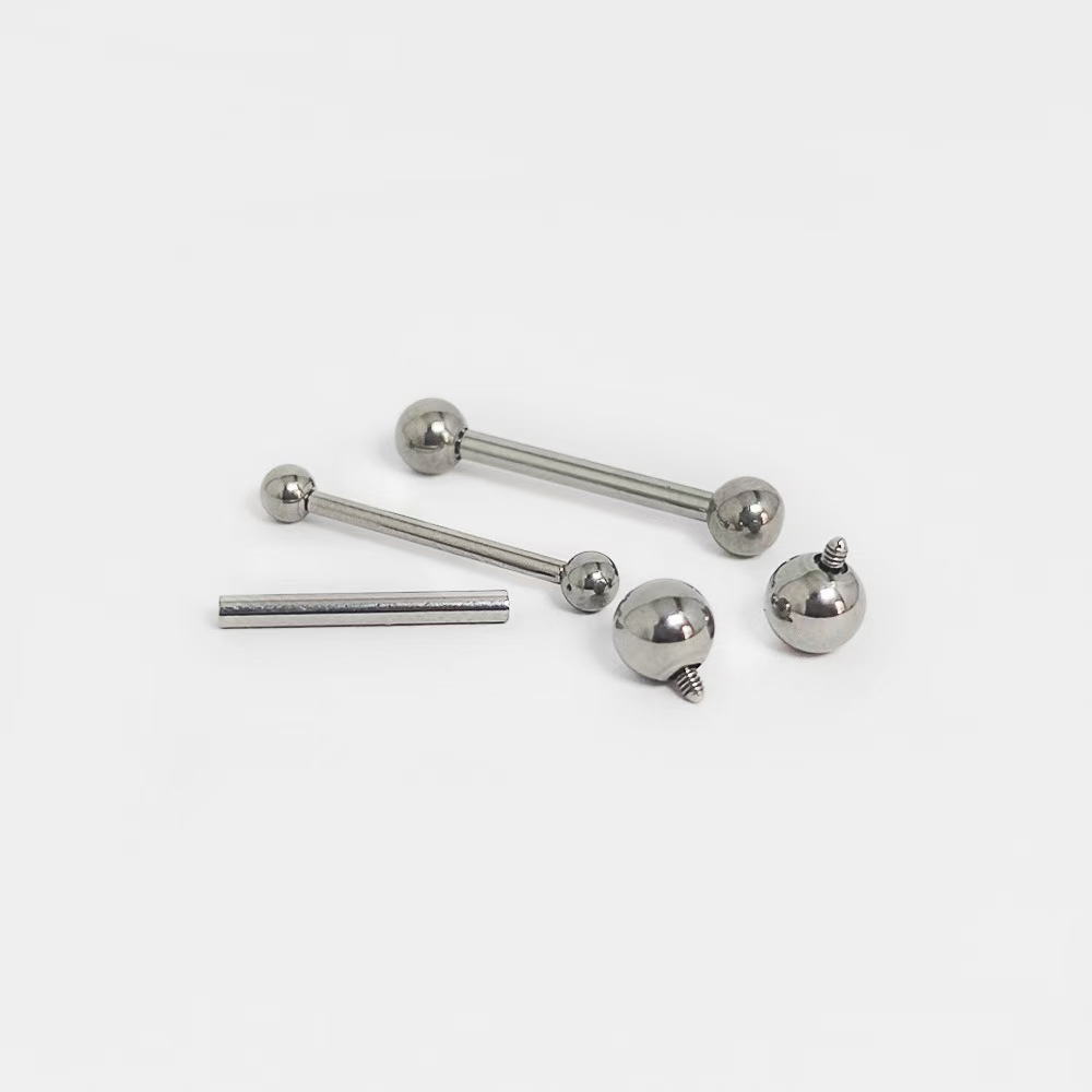 2 piezas/lote, Barra recta de  - Body Jewelry Implants reseña y precio