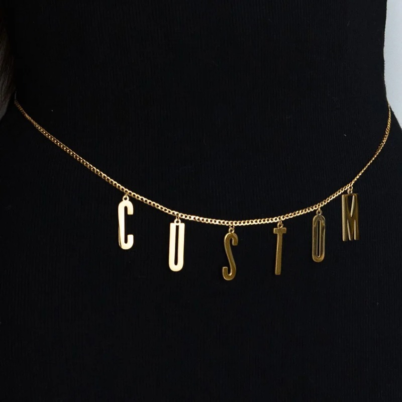 Cadena de cintura personalizad - Body Jewelry Names reseña y precio