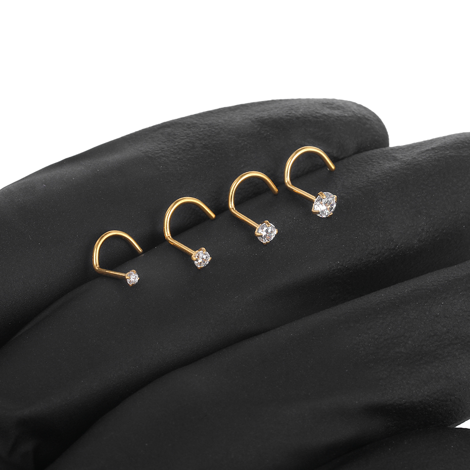 1/5 piezas Piercing de Nariz d - Body Jewelry Implants reseña y precio