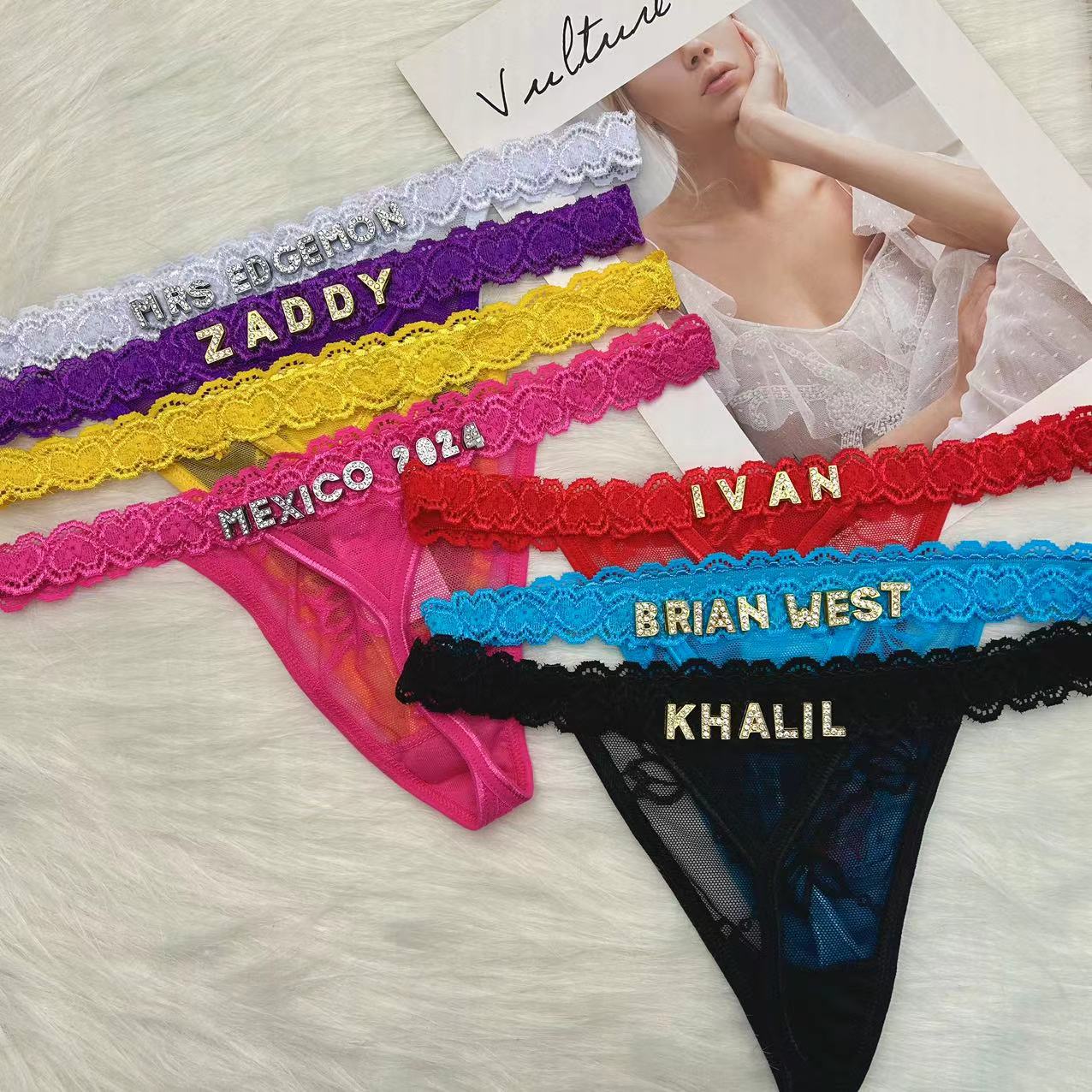 Tanga con nombre personalizado - Body Jewelry Names reseña y precio