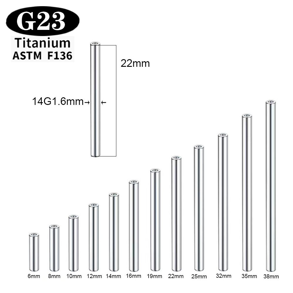 1/5/50PCS ASTM F136 Titanio de - Body Jewelry Implants reseña y precio