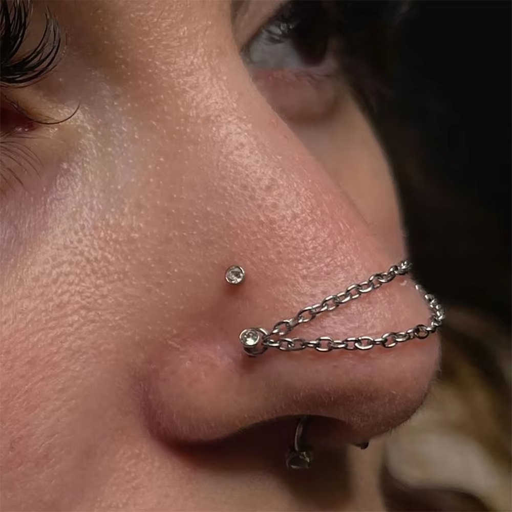 Cadena de titanio de moda para - Body Jewelry And Piercing reseña y precio