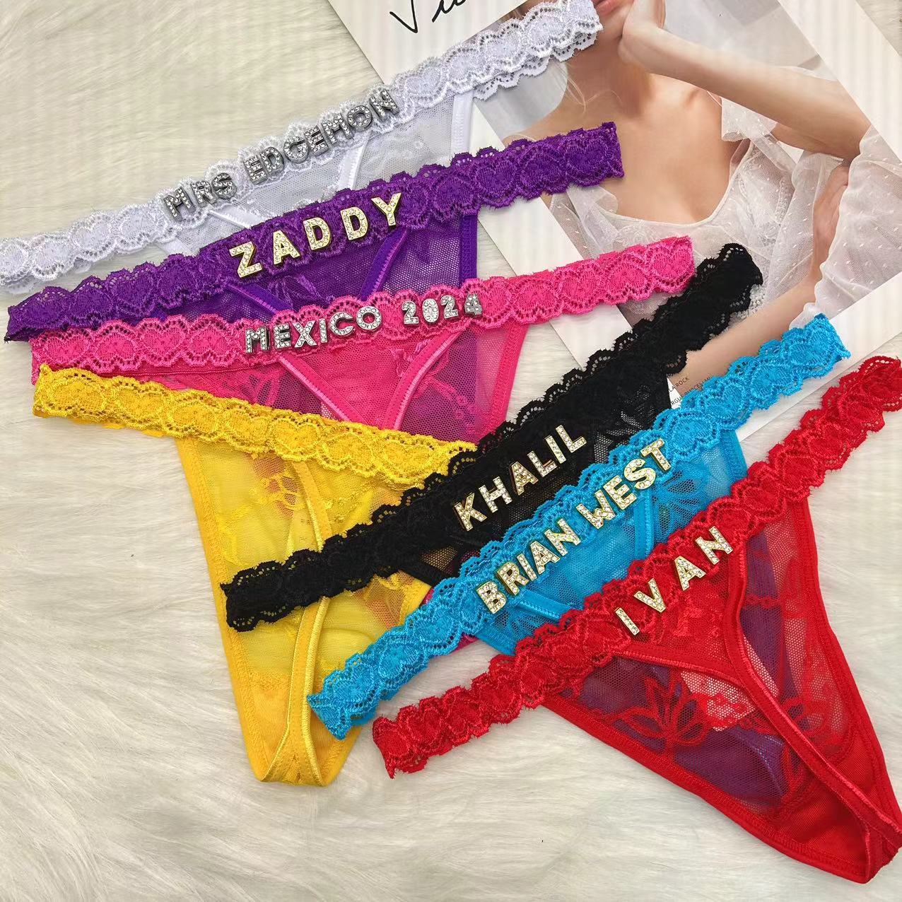 Tanga personalizada con nombre - Body Jewelry Names reseña y precio