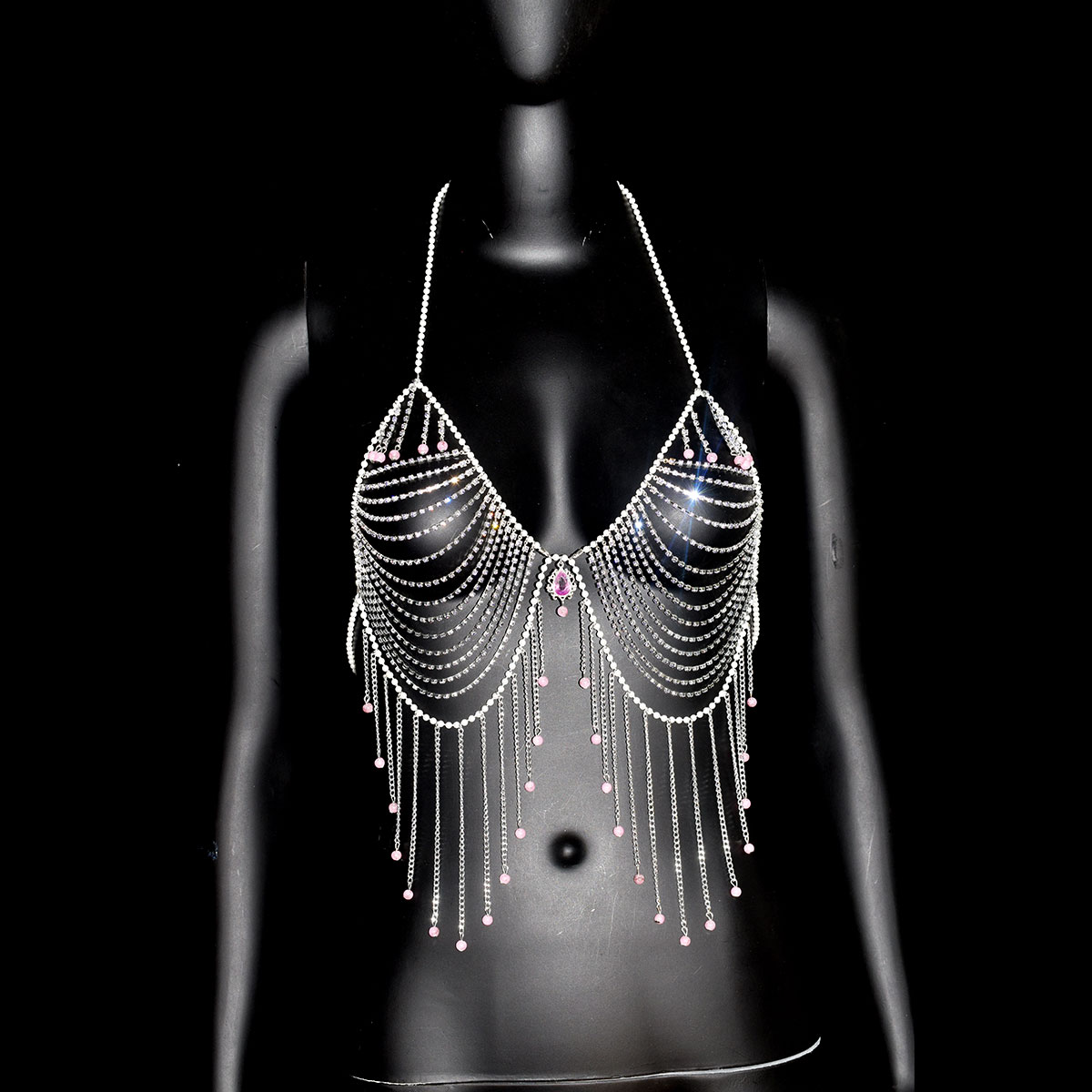 Joyería elegante con sujetador - Body Jewelry Dress reseña y precio