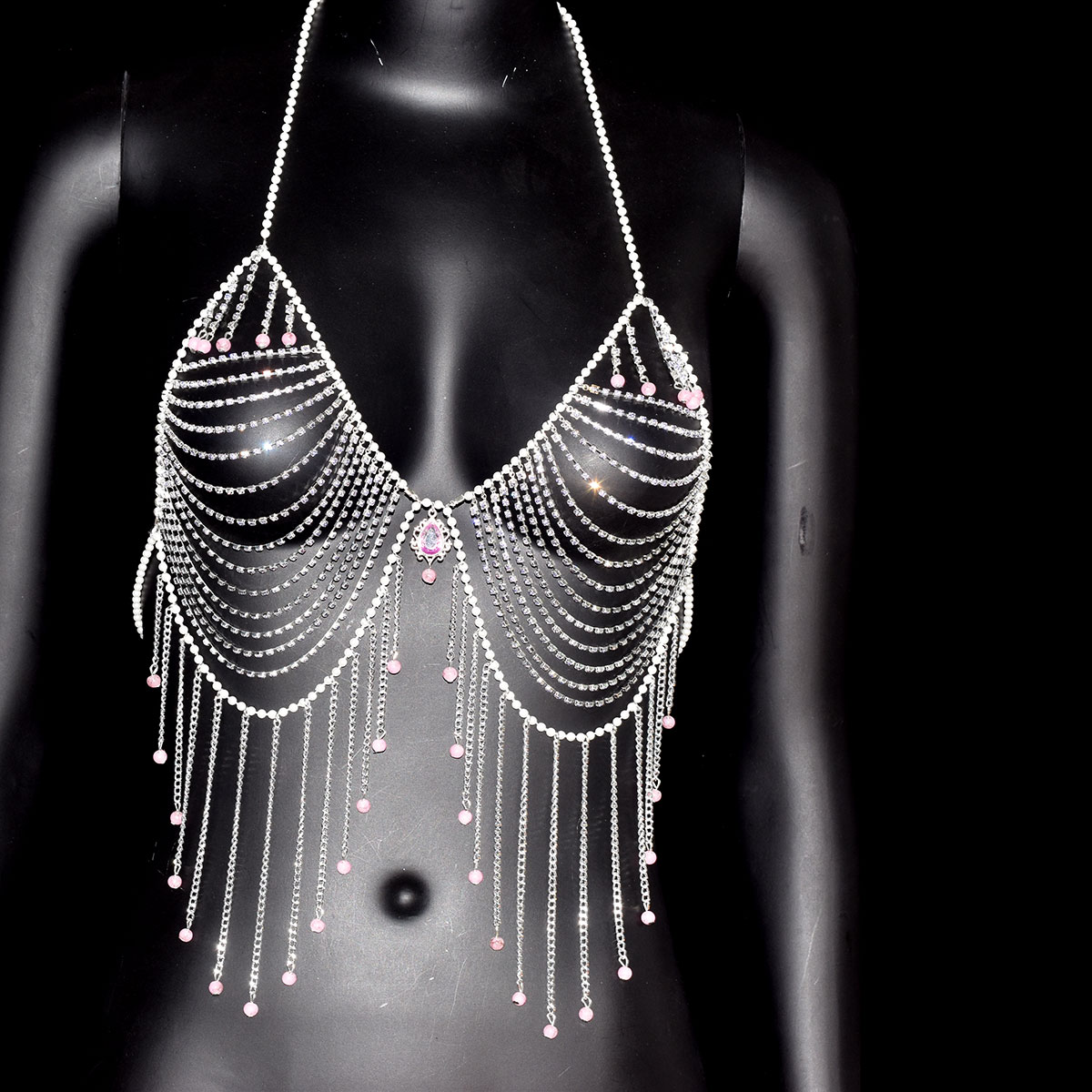 Joyería elegante con sujetador - Body Jewelry Dress reseña y precio