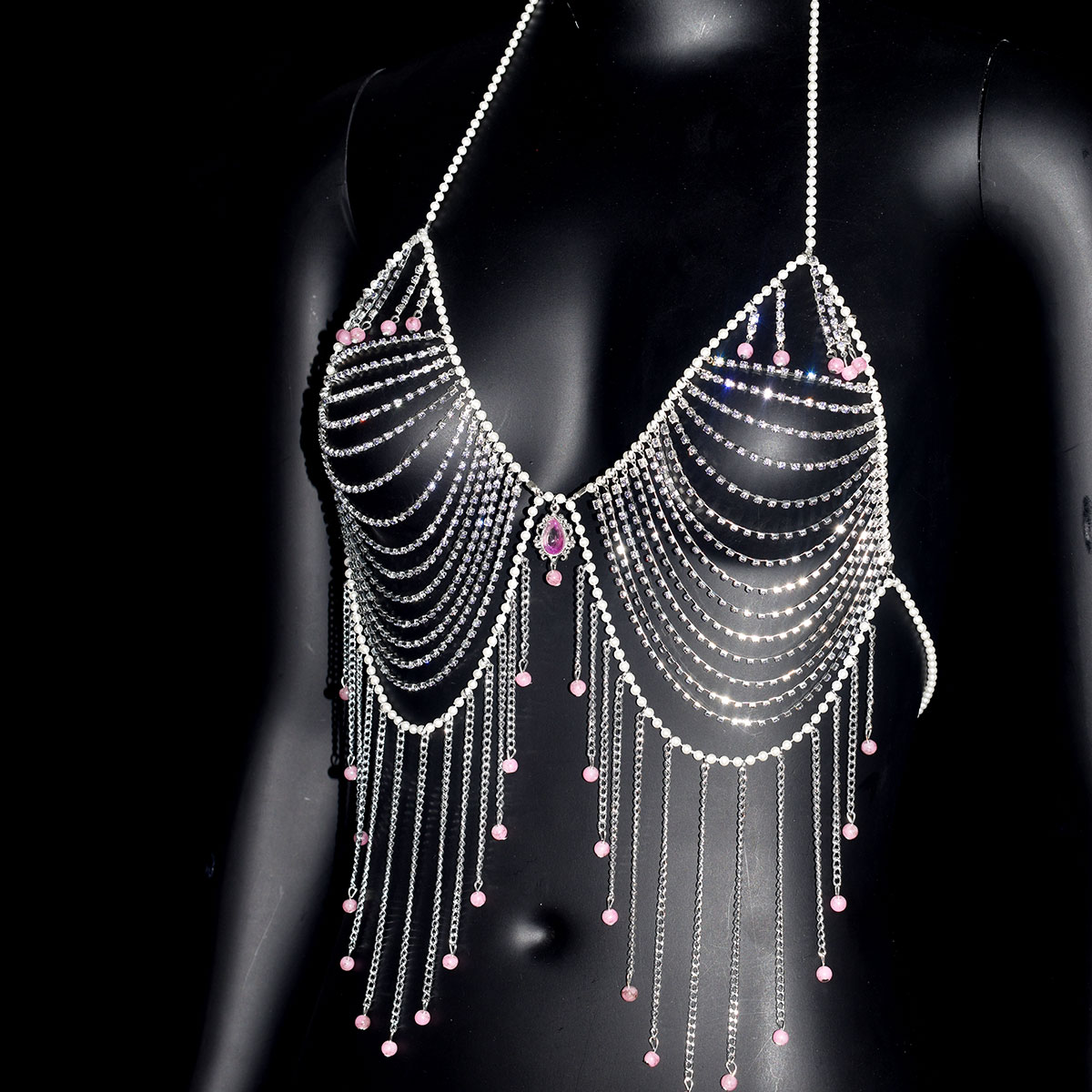 Joyería elegante con sujetador - Body Jewelry Dress reseña y precio