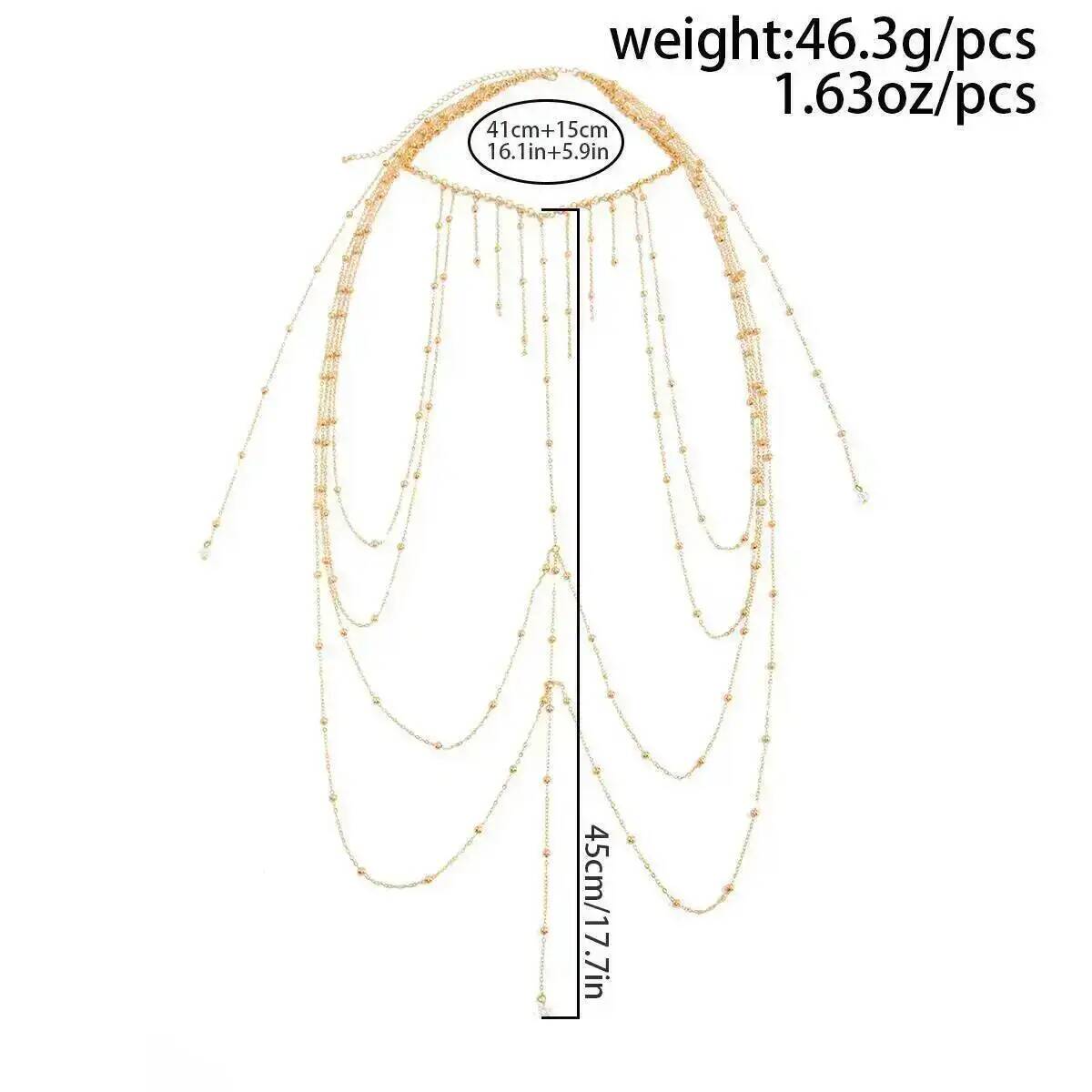 KunJoe Exquisita y Sexy Cadena - Body Jewelry Trend reseña y precio
