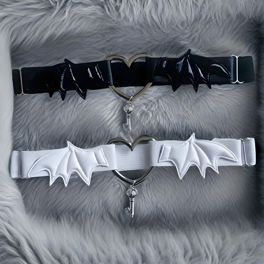 Liga gótica Harajuku con ala d - Body Jewelry Outfit reseña y precio