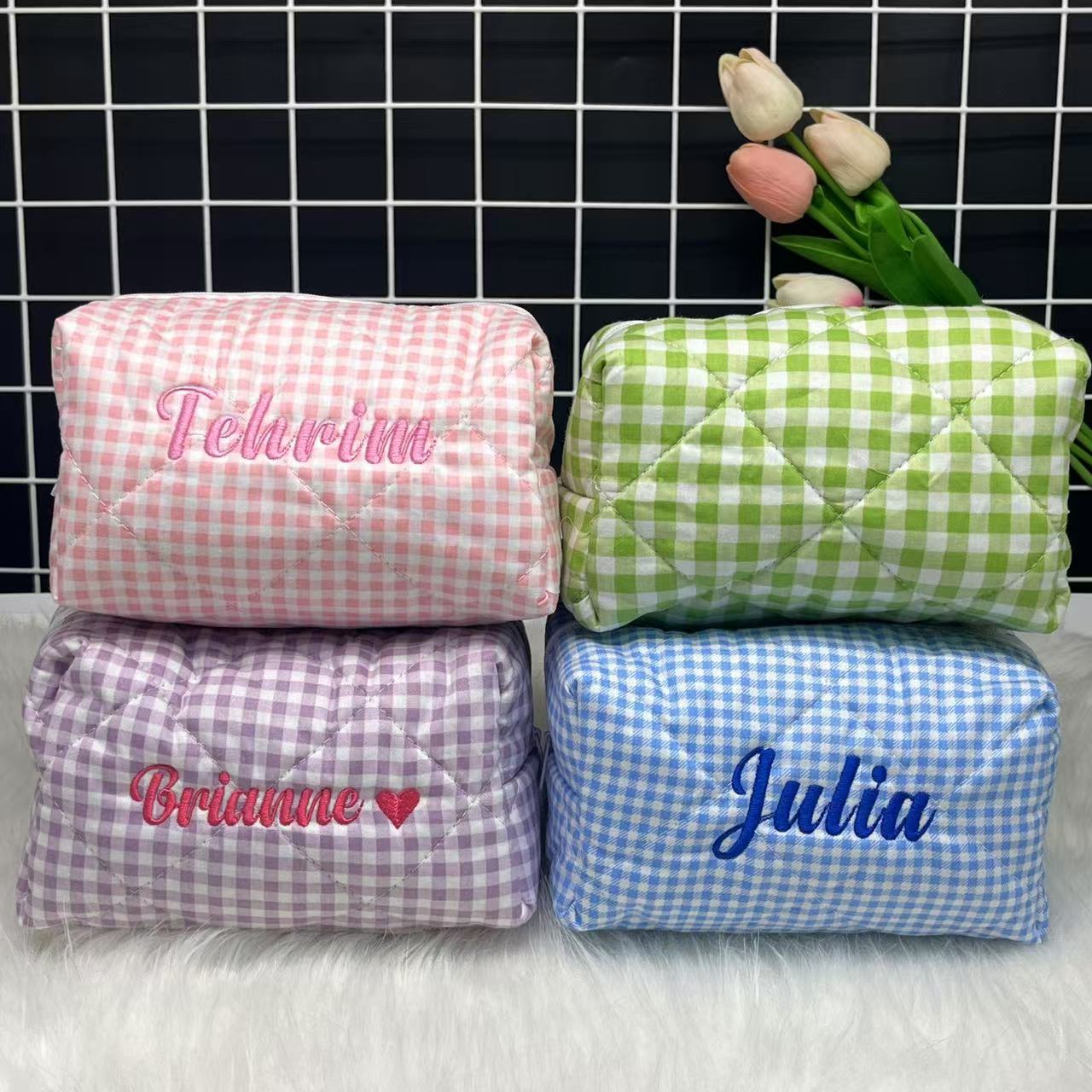 Bolsa de cosméticos a rayas de - Body Jewelry Names reseña y precio
