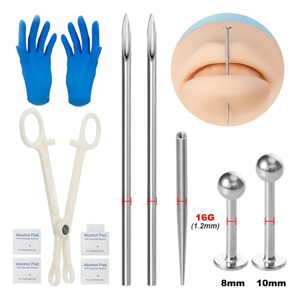 Kit Profesional de Perforación - Body Jewelry Tattoo reseña y precio