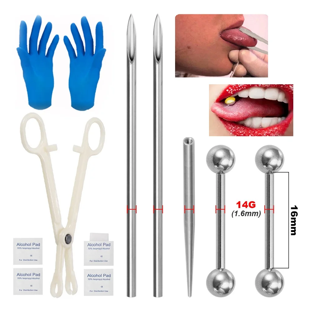 Kit Profesional de Perforación - Body Jewelry Tattoo reseña y precio