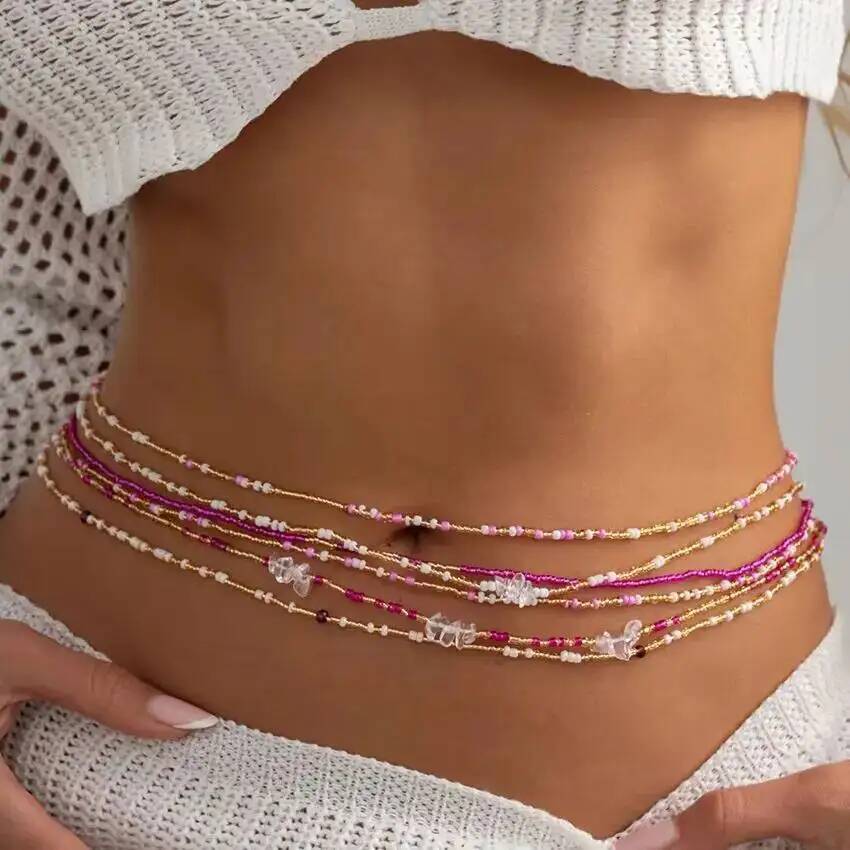 SHIXIN Juego de 6 Cadenas de C - Body Jewelry Outfit reseña y precio