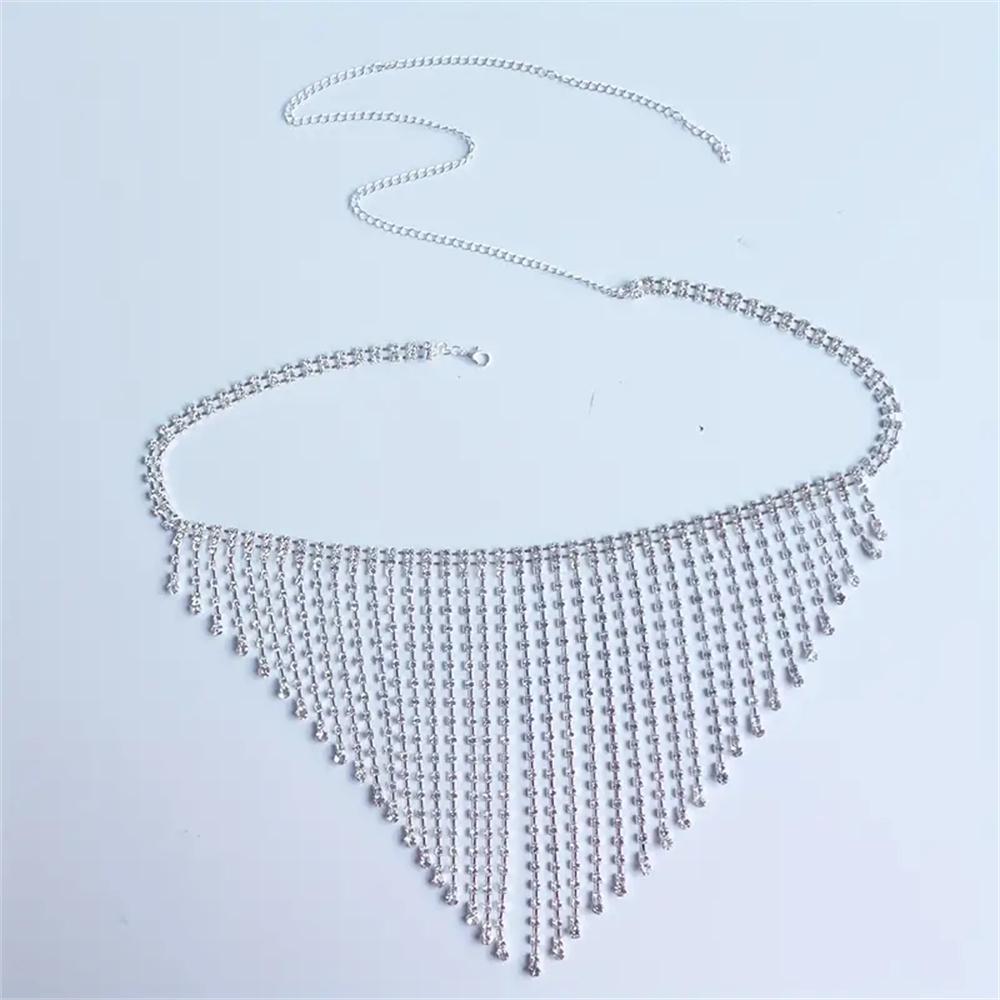 Cadena de cintura con borlas d - Body Jewelry Art reseña y precio